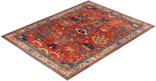 Serapi One-of-a-Kind Wool Red Area Rug 9' 1" x 11' 10"