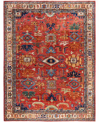 Serapi One-of-a-Kind Wool Red Area Rug 9' 1" x 11' 10"