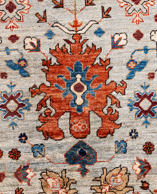 Serapi One-of-a-Kind Wool Gray Area Rug 8' 11" x 11' 9"