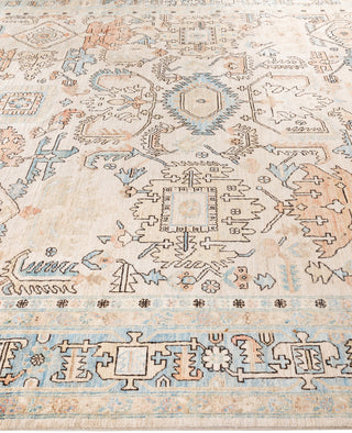 Serapi One-of-a-Kind Wool Ivory Area Rug 9' 2" x 12' 2"