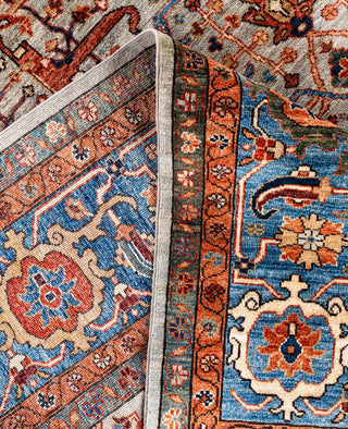 Serapi One-of-a-Kind Wool Gray Area Rug 9' 0" x 11' 10"
