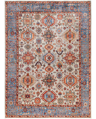 Serapi One-of-a-Kind Wool Gray Area Rug 9' 1" x 11' 11"