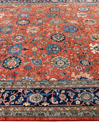 Serapi One-of-a-Kind Wool Red Area Rug 9' 2" x 11' 10"