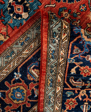 Serapi One-of-a-Kind Wool Red Area Rug 9' 2" x 11' 10"