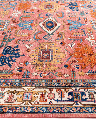 Serapi One-of-a-Kind Wool Pink Area Rug 9' 1" x 11' 10"