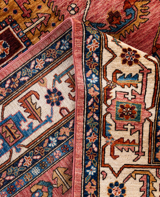 Serapi One-of-a-Kind Wool Pink Area Rug 9' 1" x 11' 10"