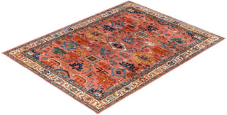 Serapi One-of-a-Kind Wool Pink Area Rug 9' 1" x 11' 10"