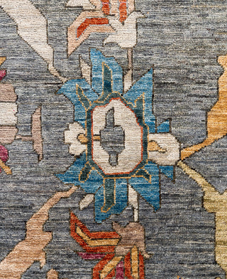 Serapi One-of-a-Kind Wool Gray Area Rug 9' 1" x 12' 2"