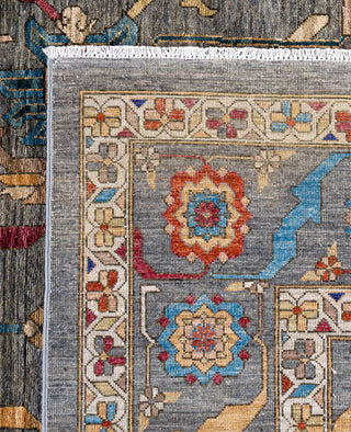 Serapi One-of-a-Kind Wool Gray Area Rug 9' 1" x 12' 2"