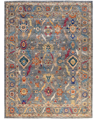 Serapi One-of-a-Kind Wool Gray Area Rug 9' 1" x 12' 2"