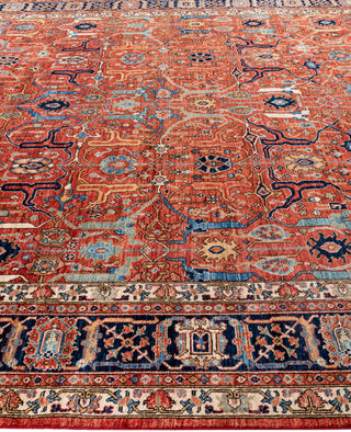 Serapi One-of-a-Kind Wool Red Area Rug 9' 3" x 12' 0"
