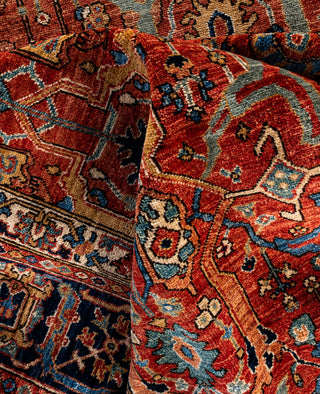 Serapi One-of-a-Kind Wool Red Area Rug 9' 3" x 12' 0"