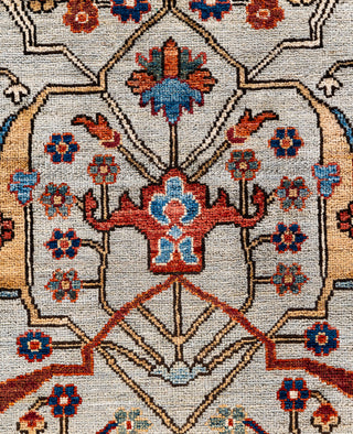 Serapi One-of-a-Kind Wool Gray Area Rug 9' 0" x 12' 3"
