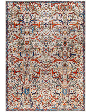 Serapi One-of-a-Kind Wool Gray Area Rug 9' 0" x 12' 3"