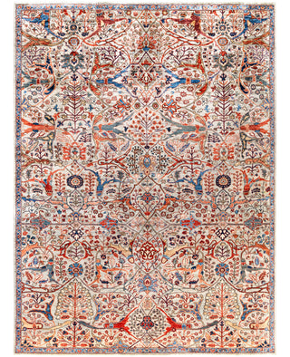 Serapi One-of-a-Kind Wool Gray Area Rug 8' 11" x 12' 0"
