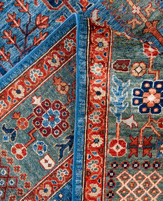 Serapi One-of-a-Kind Wool Blue Area Rug 9' 3" x 11' 10"