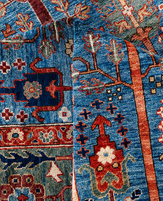 Serapi One-of-a-Kind Wool Blue Area Rug 9' 3" x 11' 10"