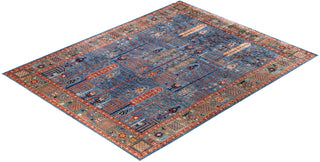 Serapi One-of-a-Kind Wool Blue Area Rug 9' 3" x 11' 10"