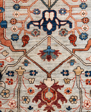 Serapi One-of-a-Kind Wool Gray Area Rug 9' 0" x 11' 10"