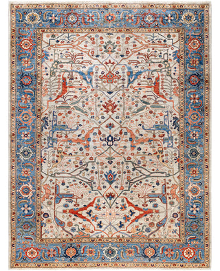 Serapi One-of-a-Kind Wool Gray Area Rug 9' 0" x 11' 10"