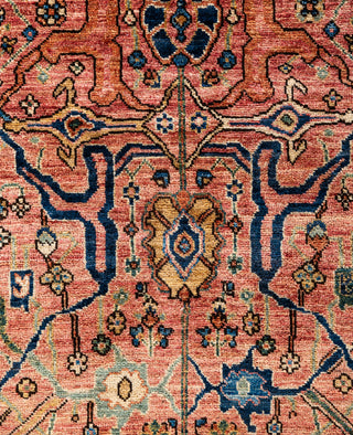 Serapi One-of-a-Kind Wool Pink Area Rug 9' 2" x 12' 1"
