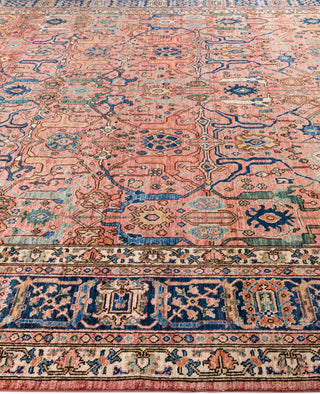 Serapi One-of-a-Kind Wool Pink Area Rug 9' 2" x 12' 1"