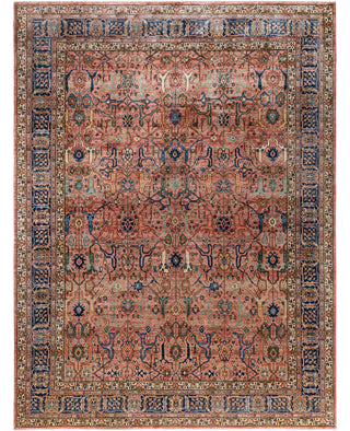 Serapi One-of-a-Kind Wool Pink Area Rug 9' 2" x 12' 1"