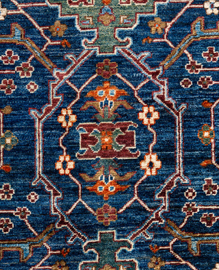 Serapi One-of-a-Kind Wool Blue Area Rug 9' 2" x 11' 11"