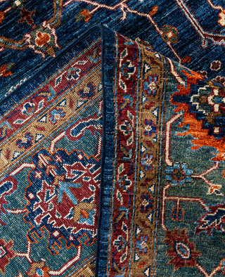 Serapi One-of-a-Kind Wool Blue Area Rug 9' 2" x 11' 11"