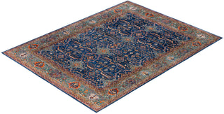 Serapi One-of-a-Kind Wool Blue Area Rug 9' 2" x 11' 11"