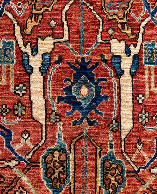 Serapi One-of-a-Kind Wool Red Area Rug 8' 0" x 9' 10"