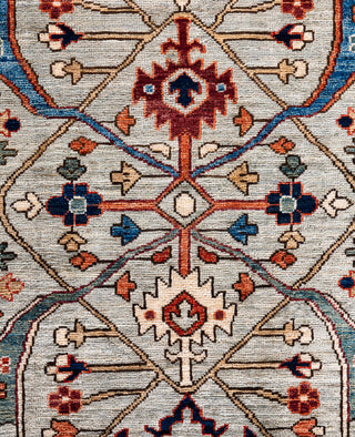Serapi One-of-a-Kind Wool Gray Area Rug 8' 1" x 9' 11"