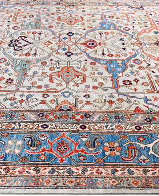 Serapi One-of-a-Kind Wool Gray Area Rug 8' 1" x 9' 11"