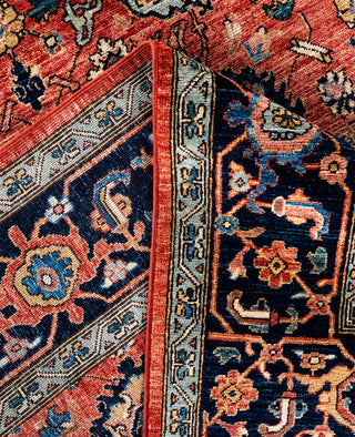 Serapi One-of-a-Kind Wool Red Area Rug 8' 2" x 9' 10"