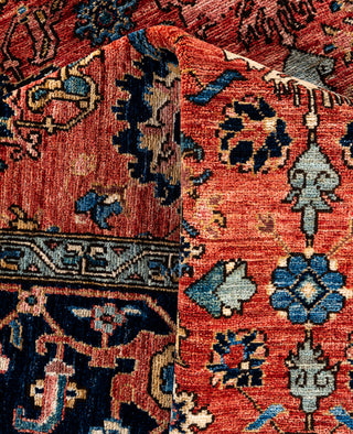 Serapi One-of-a-Kind Wool Red Area Rug 8' 2" x 9' 10"