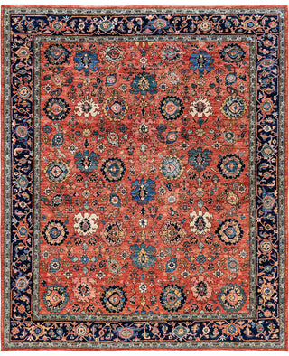Serapi One-of-a-Kind Wool Red Area Rug 8' 2" x 9' 10"