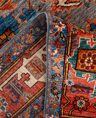 Serapi One-of-a-Kind Wool Gray Area Rug 8' 2" x 9' 9"