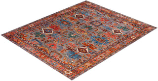 Serapi One-of-a-Kind Wool Gray Area Rug 8' 2" x 9' 9"
