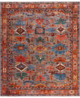 Serapi One-of-a-Kind Wool Gray Area Rug 8' 2" x 9' 9"