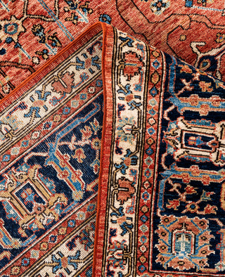 Serapi One-of-a-Kind Wool Blue Area Rug 8' 3" x 9' 9"