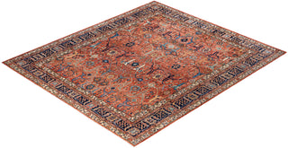 Serapi One-of-a-Kind Wool Blue Area Rug 8' 3" x 9' 9"