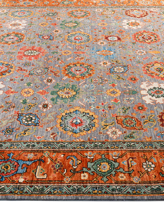 Serapi One-of-a-Kind Wool Gray Area Rug 8' 2" x 10' 3"
