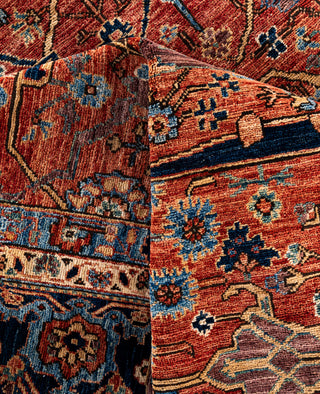 Serapi One-of-a-Kind Wool Orange Area Rug 8' 0" x 10' 3"