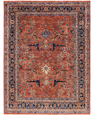 Serapi One-of-a-Kind Wool Orange Area Rug 8' 0" x 10' 3"