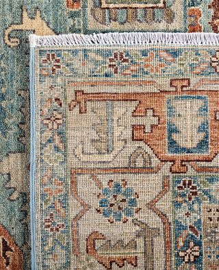 Serapi One-of-a-Kind Wool Green Area Rug 8' 0" x 9' 9"