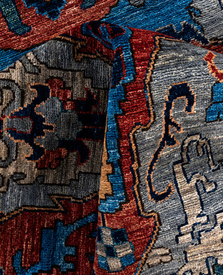 Serapi One-of-a-Kind Wool Gray Area Rug 8' 2" x 9' 10"