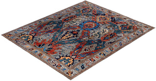 Serapi One-of-a-Kind Wool Gray Area Rug 8' 2" x 9' 10"