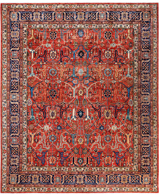 Serapi One-of-a-Kind Wool Red Area Rug 8' 3" x 10' 0"
