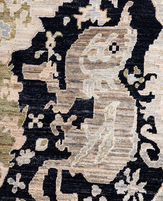 Serapi One-of-a-Kind Wool Black Area Rug 7' 11" x 9' 10"