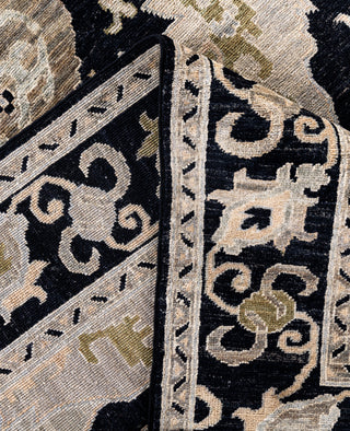 Serapi One-of-a-Kind Wool Black Area Rug 7' 11" x 9' 10"